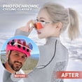 thumbnail image 2 of Gafas de ciclismo KAPVOE Gafas de sol MTB fotocromáticas para hombre, 2 of 6