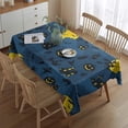 thumbnail image 2 of Halloween Moonlit Scene Pattern Rectangle Tablecloth 60"x84",Waterproof Polyester Rectangle Table Cloth, Wipeable Spillproof Polyester Tablecloth for Dining, Camping, Indoor and Outdoor, 2 of 5