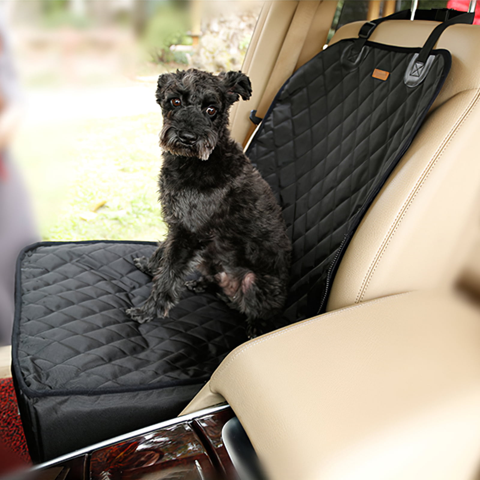 Waterproof Dog Car Seat Cover + Free Seatbelt Hooks, Leash & Dog Toy –  Essentials World