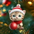 thumbnail image 7 of Christmas 2D Decoration Christmas Decorations Christmas Tree Pendant, 7 of 7