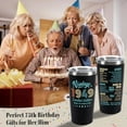 thumbnail image 3 of 75th Birthday Gifts for Men women, 75 Years Old Gifts Idea for Him Her, Seventy-five Birthday Present, Happy 75th Birthday Tumbler Gifts Back in 1949 Tumbler Cup, 3 of 6
