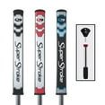 thumbnail image 2 of NEW SuperStroke Flatso 2.0 CounterCore White/Black Putter Grip w/ 50g Weight, 2 of 4