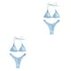 thumbnail image 2 of Naiovety Traje de baño femenino Traje de baño de playa Traje de baño Correas ajustables de secado rápido para vacaciones al aire libre Buceo Type1 NO1, 2 of 6