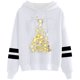 thumbnail image 1 of WILLBEST Sudaderas de Mujer Sudadera con Capucha y Cordón con Estampado Navideño Informal para Mujer 133 Chica​​, 1 of 3