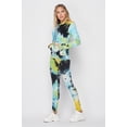 thumbnail image 2 of Tie Dye 2 Piece Leggings and Hooded Jacket Set Blue L/XL, 2 of 2