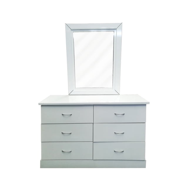 Tocador Kessa Muebles Vibo 6 Cajones Blanco
