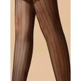 thumbnail image 4 of ORUYROP Collants Résille à Motifs pour Femmes Collants Taille Haute Bas Floraux, 4 of 6