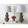 thumbnail image 3 of SAFAVIEH Three Gourd Table Lamp (Set of 2) | Taupe |, 3 of 5
