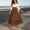 Coffee, variant on KICILVS Pirate Costume Women Medieval Peasant Dress Off Shoulder Button Front Layered Ruffle Skirt Cosplay Outfit