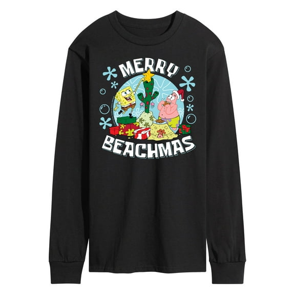 SpongeBob SquarePants - Merry Beachmas - Men's Long Sleeve T-Shirt