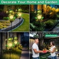 thumbnail image 4 of Frog Garden Solar Lights Outdoor Decorative,Metal Frog Garden Decor for Outside Waterproof Solar Stake Lights for Lawn Ornaments Patio Yard Decorations, 4 of 7