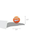 thumbnail image 6 of Chuckit! Tennis Dog Ball Durable Rubber Fetch Toy For Dogs, Medium 2.5", For Breeds 20-60 lb, Pack of 4, Orange, 6 of 7