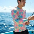 thumbnail image 3 of INGEAR Men's UPF 50+ Long Sleeve Sun Shirt, Quick-Dry UV Protection Rash Guard Lush Leaves, M, 3 of 6