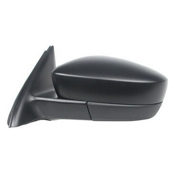 Left Driver Side Power Mirror, Textured, with Heated Glass, without Lane Change Assist and Signal Lamp - Compatible with 2011 - 2018 Volkswagen Jetta 2012 2013 2014 2015 2016 2017