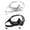 Black & White, variant on AEGEND 2 Pack Adult Swim Goggles with Nose Cover, Wide View Anti-Fog UV Protection Swim Mask, Leakproof Silicone Swimming Goggles for Men & Women- Aqua & Bright Pink