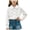 F6-Light Gray, variant on CAUYDY Collared Shirts for Girls Teen Long Sleeve Button Down Ruffle Blouse, School Uniform Top for Graduation Photoshoot Clothes Clear Sizes 15 Years