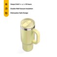 thumbnail image 2 of RTIC 16 oz Ceramic Lined Road Trip Tumbler, Leak-Proof Covered Straw Lid, 2 Pack, Sunlight Glitter, 2 of 7