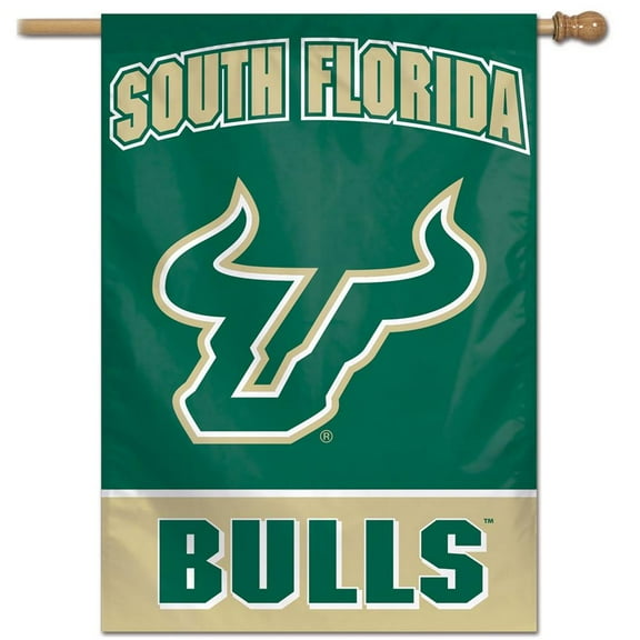 WinCraft South Florida USF Bulls House Flag Vertical Team Banner