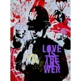 thumbnail image 4 of Stephen Chambers 25x32 White Modern Wood Framed Wall Art Titled - Love Is The Answer, 4 of 6