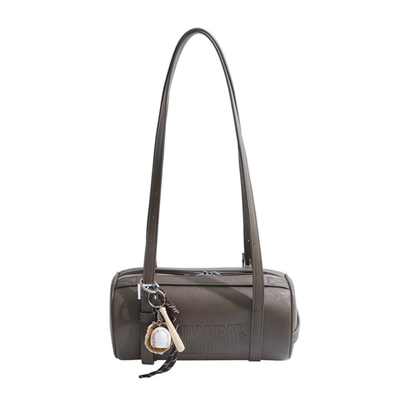 Cylinder Shaped Shoulder Bag For Women 2025 Fashionable Armpit Bags PU Leather Crossbody Purse Evening Handbag