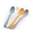 thumbnail image 1 of HLONK Cuillère Écologique Couverts à Base de Plantes Bambou Ensemble de Couverts Réutilisables 12 Pcs Gris, 1 of 6