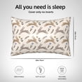 thumbnail image 4 of KLL Retro Rabbit Pattern Silk Pillowcase for Hair and Skin Standard Size 20"X 30" Soft Breathable Pillow Covers for Sleeping, 4 of 6