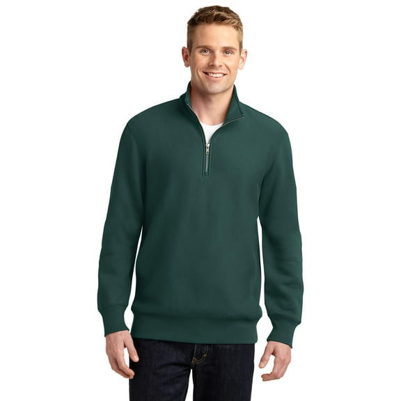 Sport-Tek Mens Super Heavyweight 1/4-Zip Pullover Sweatshirt. ST283
