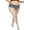 White, variant on Plus Size Fishnet Tights Sparkly Mesh Stockings Woman's Glitter Pantyhose Shinny Hosiery High Waist Fine Mesh(XXL-4XL)