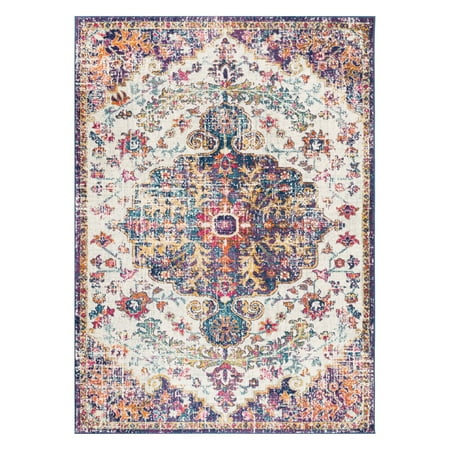 Surya Harput Overdyed Medallion Area Rug