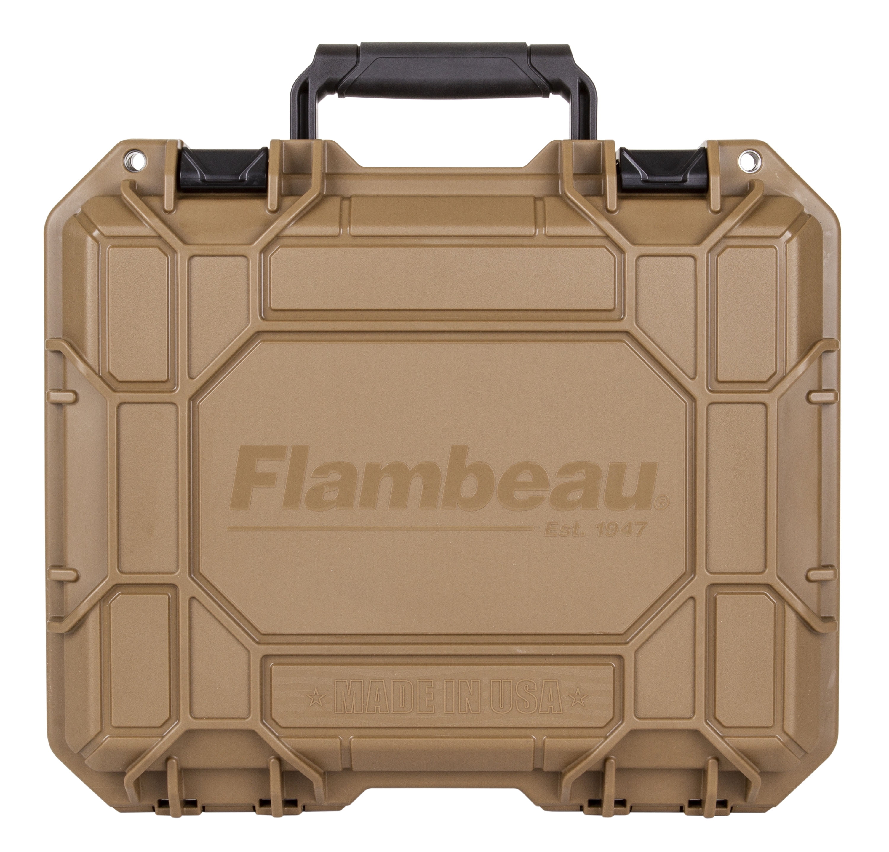 Flambeau Outdoors, Zerust Range Locker HD Pistol Case, Tan, 1 Piece, 19 inches, 1312ZRSN, Plastic