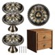 thumbnail image 1 of 4pcs Drawer Pulls Cabinet Drawer Handles Closet Door Knobs Single Hole Furniture Knobs Cabinet Handles Furniture Handles, 1 of 4