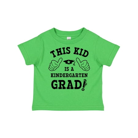 

Inktastic This Kid Kindergarten Grad Gift Toddler Boy or Toddler Girl T-Shirt