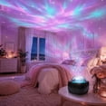thumbnail image 5 of Rotating Star Projector Night Light Sky Lamp Quiet One Button Operation for Bedroom Decoration Purple#2, 5 of 9