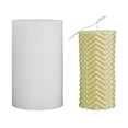 thumbnail image 2 of Yuarrent Molde cilíndrico para velas, molde de silicona para aromaterapia, manualidades para bodas, vacaciones, decoración artística, Artesanía, 2 of 5