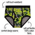 thumbnail image 6 of Mallary by Matthew 8 Pack Neon Camo Briefs M, 6 of 6