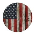 thumbnail image 4 of WYYP  USA Tablecloth, Fourth of July Independence Day Adorn National Democracy Art Rough Wood Print, Table Cover for Dining Room Kitchen Decor, Red Blue 31-35, 4 of 8