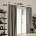 thumbnail image 2 of Umbra Twilight Expandable Double Curtain Rod 30-84", 2 of 11
