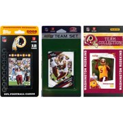 C&I Collectibles NFL Washington Redskins 3 Different Licensed Trading Card Team Sets O/S