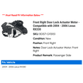 thumbnail image 2 of Front Right Door Lock Actuator Motor - Compatible with 2004 - 2006 RX330 2005, 2 of 2