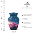 thumbnail image 2 of JAGASY Pink Rose Urn for Ashes for Women - Sunset Small Urns for Human Ashes Keepsake - Blue Memorial Urn for Mother and Father - Tiny Flowers Urns for Mom & Dad - (3 Inch), 2 of 7