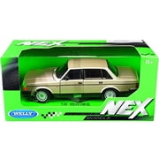 Volvo 240 GL Gold Metallic NEX Models 1/24 Diecast Model Car by Welly
