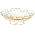 thumbnail image 2 of Metal Vegetable Basket Fruit Tray Hotel Use Iron High Footed Simple Style 31X10CM 1Set, 2 of 5