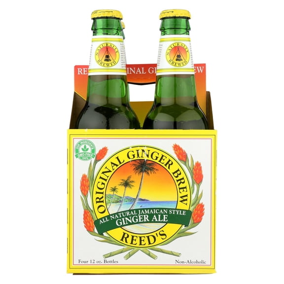 (Pack Of 6) Reeds Soda Ginger Beer Original 4 Pack 48 Fo