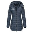 thumbnail image 1 of Fankiway Veste Décontractée à Manches Longues pour Femmes avec Capuche et Petit Imprimé Style Marine 2TG, 1 of 4