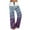 Violet, variante sur Pantalons pour Femmes Décontractés Été Taille Haute Bande Élastique Taille Imprimée Pantalons de Yoga Amples avec Poche Pantalons Cargo Femme Kaki TTG