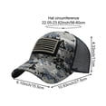 thumbnail image 7 of Jiibva American Flag Embroidered Baseball Hat Men USA Flag Net Mesh Baseball Breathable Cap for Outdoor, 7 of 7