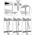 thumbnail image 5 of Estacas de anclaje en espiral Correas de ajuste Kit de anclaje Resistencia 900 kg Fijaciones de acero inoxidable para seguridad de trampolín, 5 of 5