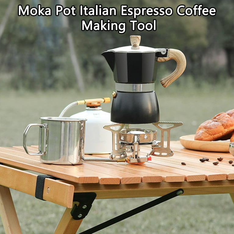 Stovetop Espresso Maker Cleaning Coffee Percolator Bialetti Moka