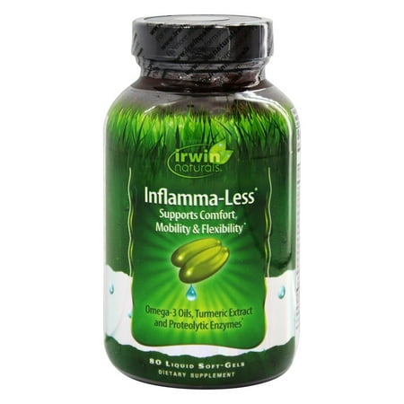 Irwin Carbon - Irwin Naturals Inflamma-Less Softgels, 80 ct
