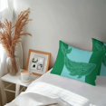 thumbnail image 6 of Turquoise Blue Whale Lumbar Pillow Covers 20x12 Inch Set of 2, Summer Beach Coastal Modern Art Waterproof Outdoor Pillow Covers, Decorative Cushion Pillowcases for Couch, Sofa, Bed, Garden, Patio, 6 of 9